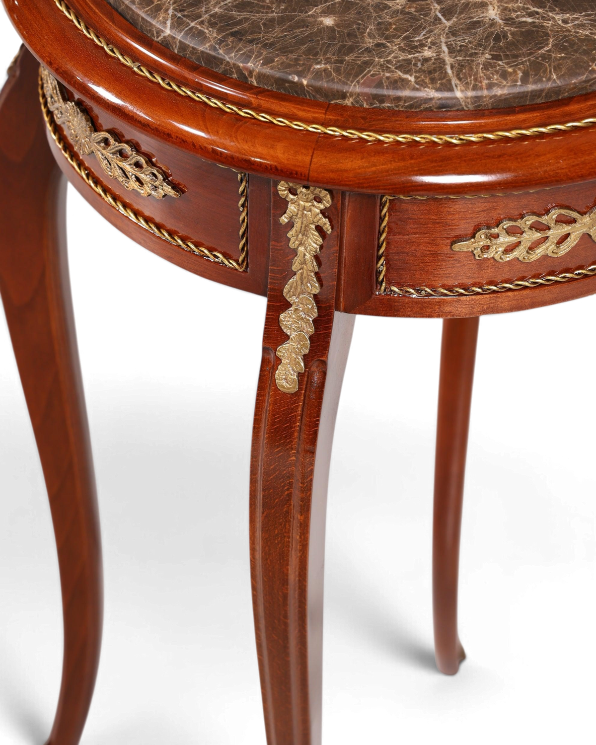 Wunderschöner Barock Stil Beistelltisch Blumentisch Antik Stil Marmor Säule