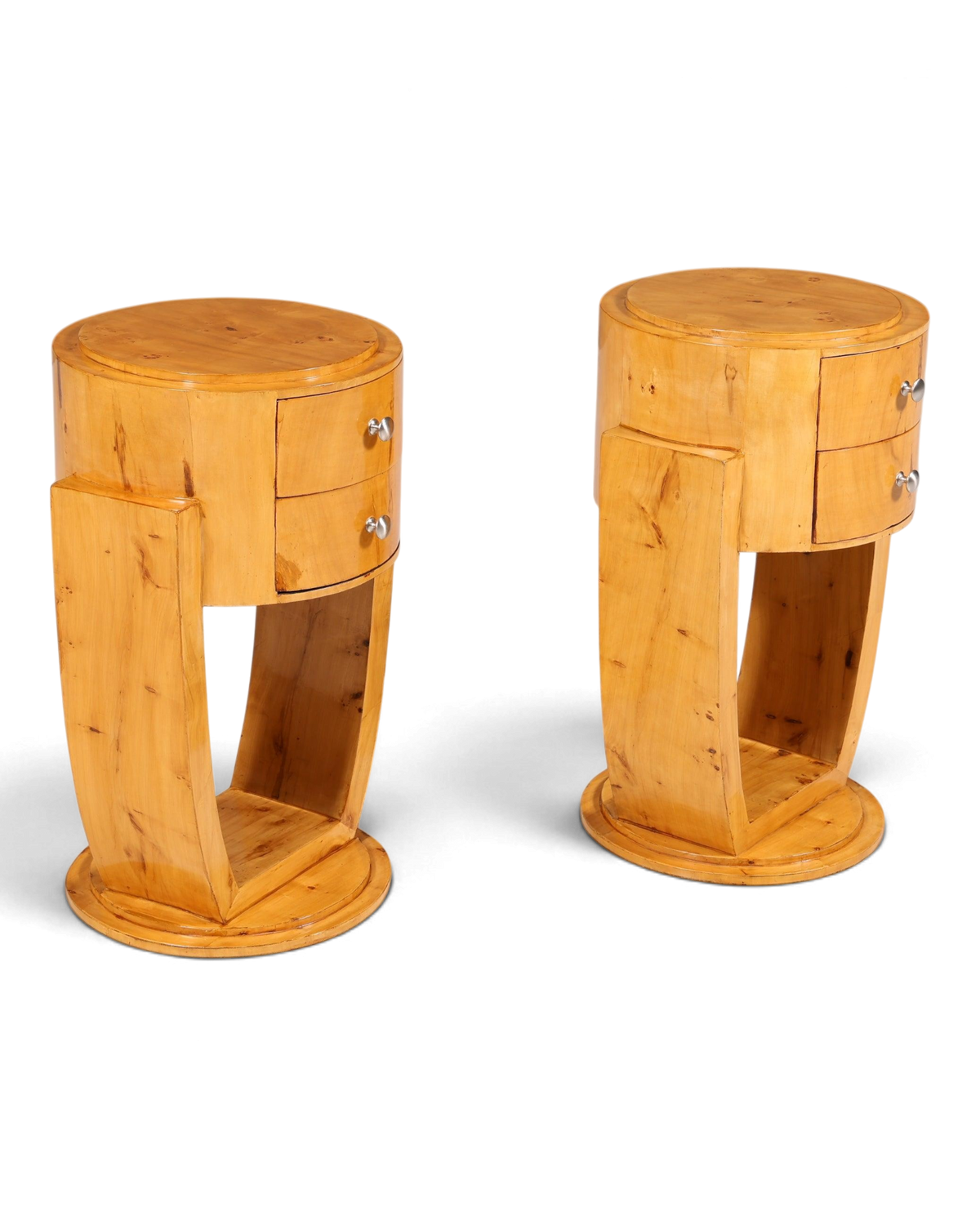Zwei Stilvolle Art Deco Kommoden - Einzigartige Vintage Möbelstücke aus Echtholz
