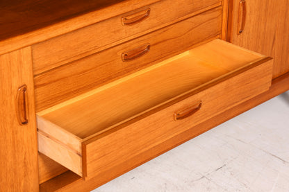 F960 Finish cm Schlichtes Mid Century Sideboard Vintage TV Kommode 60s Schrank Longboard Retro Lowboard