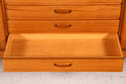 F960 Finish cm Schlichtes Mid Century Sideboard Vintage TV Kommode 60s Schrank Longboard Retro Lowboard