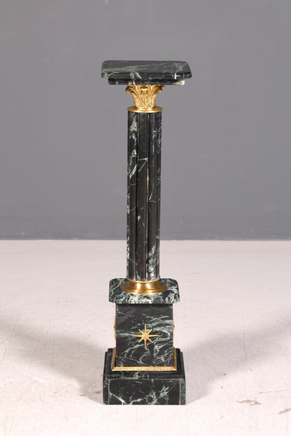 Traumhafte Barock Stil Säule Louis XV Marmor Blumensäule Naturstein Sockel Ablage