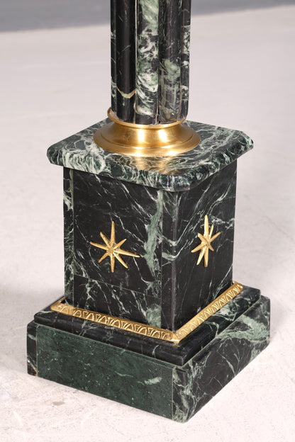 Edle Barock Stil Säule Louis XV Marmor Blumensäule Naturstein Sockel Ablage