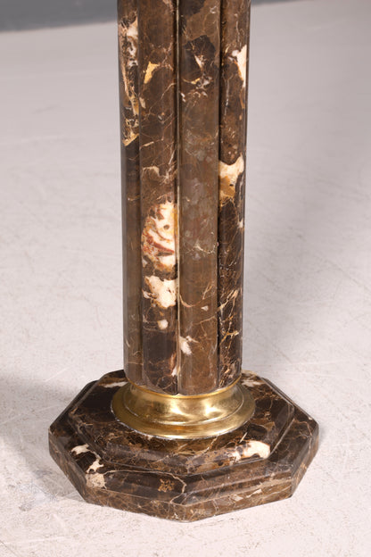 Stilvolle Barock Stil Säule Louis XV Marmor Blumensäule Naturstein Sockel Ablage