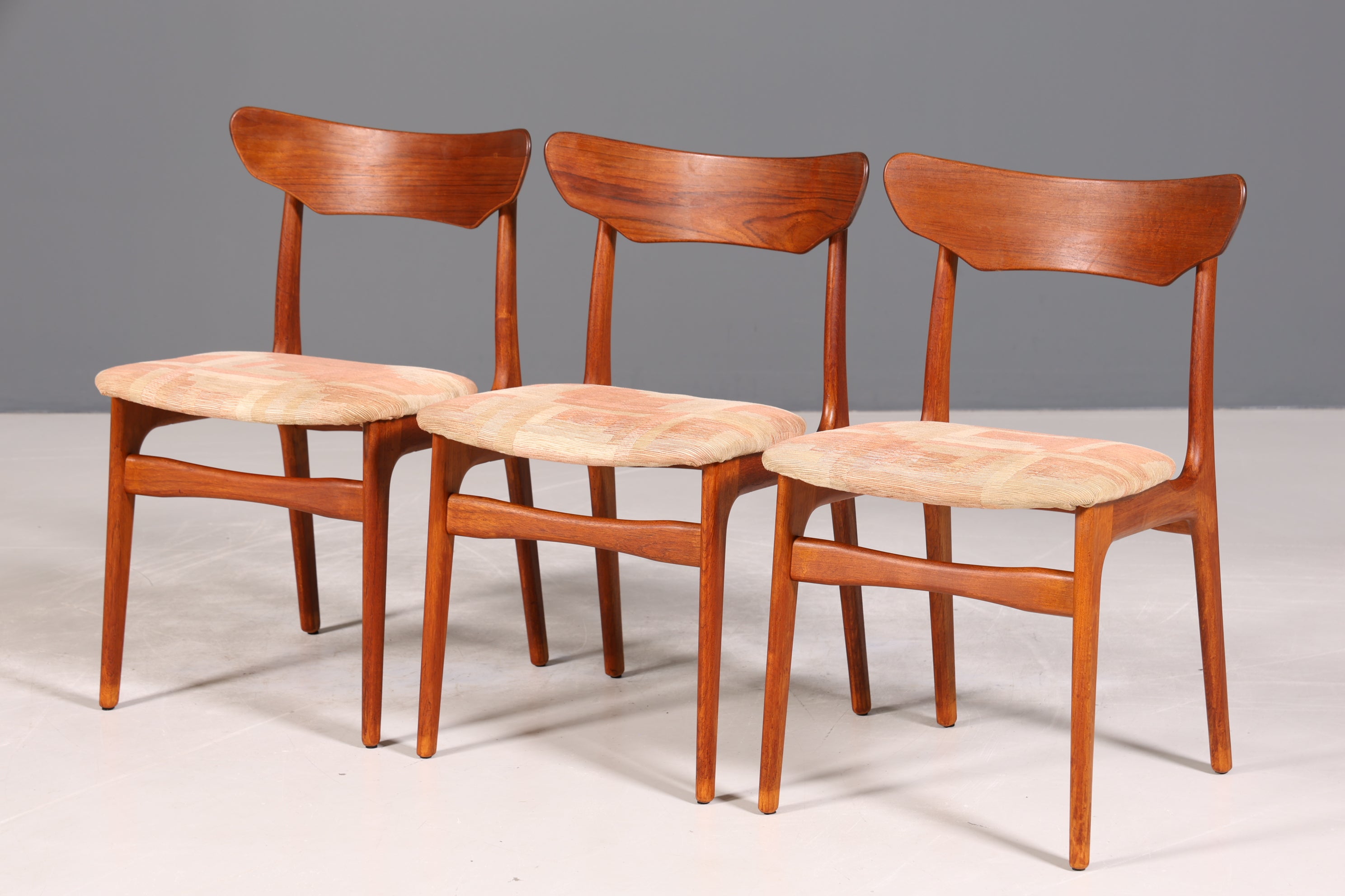 Stilvoller Original "Schiønning &amp; Elgaard" Stuhl Mid Century Danish Teak Holz Esszimmer Stuhl Sekretär Stuhl 2 von 3