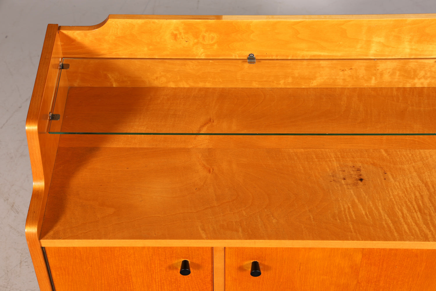 F966 Finish cm Wunderschönes Mid Century Kommode Vintage TV Sideboard 60s Schrank Flurkommode Klappschrank