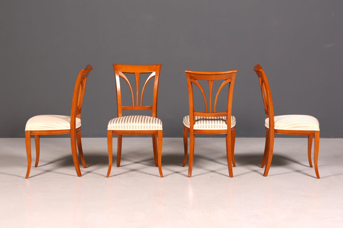G625 Finish SELVA 4x Edle Englische Stühle Englisch Dining Chairs Antik 60er Jahre Küchenstühle Stuhlset (Kopie)