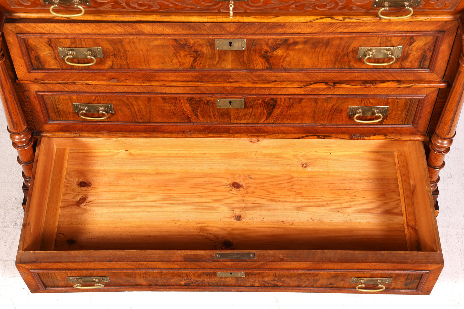 Dreamlike Gründerzeit chest of drawers, Art Nouveau antique sideboard, chest of drawers, linen chest