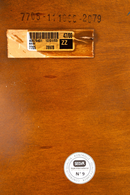 Traumhafte Original Selva Vitrine Kirschholz Buffet Bibliothek Antik Stil Schrank Geschirrschrank Italienische Möbel