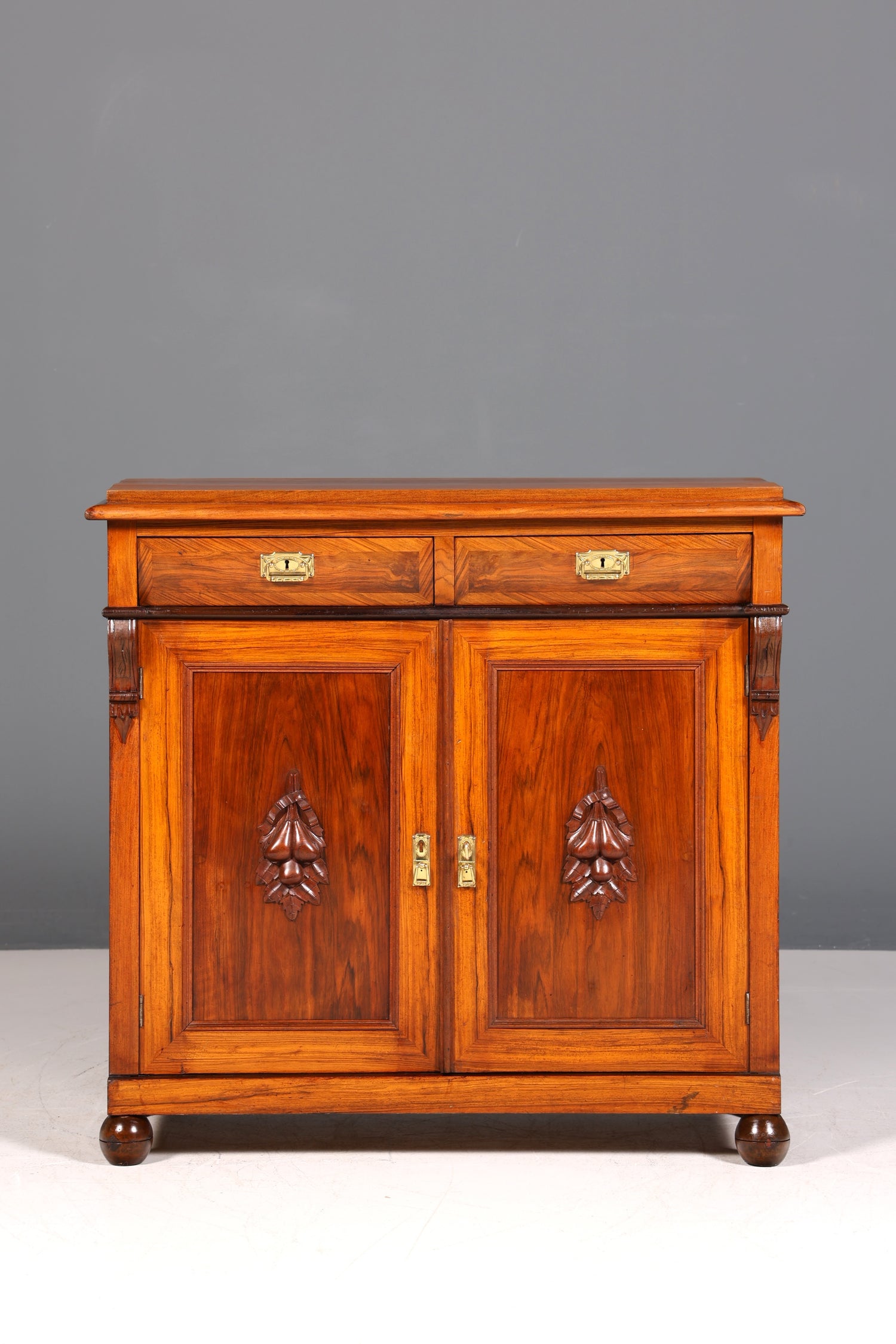 Beautiful Gründerzeit (late 19th century) cabinet, Art Nouveau chest of drawers, antique sideboard, dresser