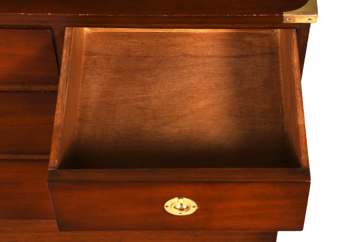 Traumhaftes Maritim Sideboard Englische Schiffs Kommode Englisch Antik Schrank Military Chest