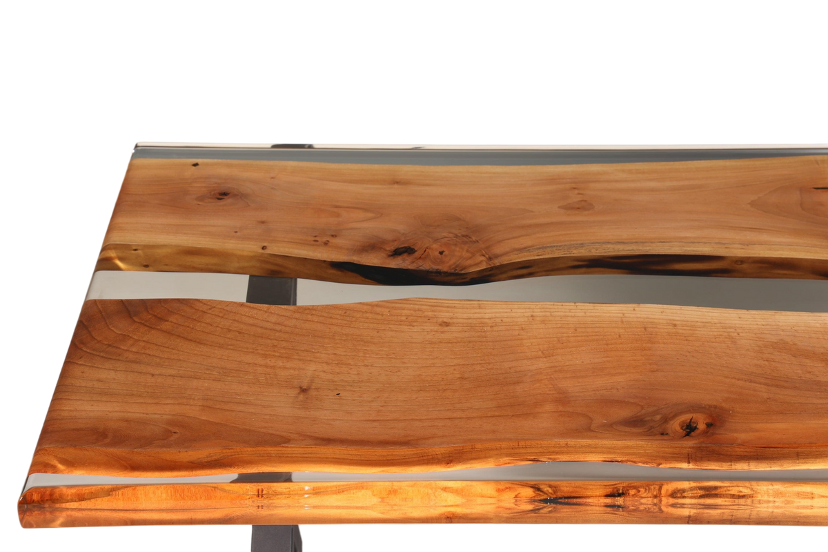Wunderschöner Epoxidharz Tisch 200-90cm Nussbaum Esszimmer Tisch River Table Küchentisch