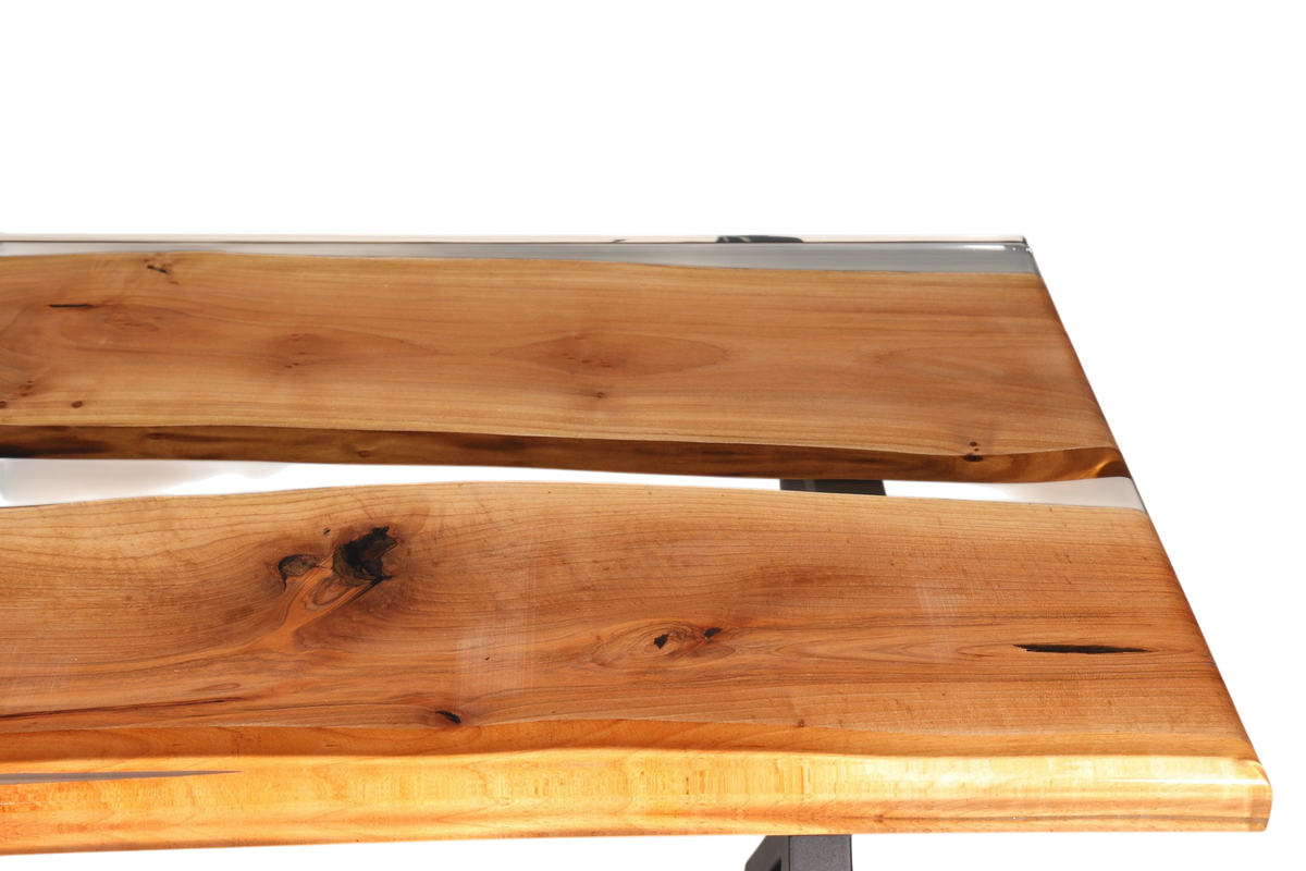 Wunderschöner Epoxidharz Tisch 200-90cm Nussbaum Esszimmer Tisch River Table Küchentisch