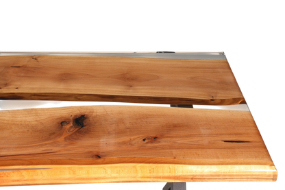 Wunderschöner Epoxidharz Tisch 200-90cm Nussbaum Esszimmer Tisch River Table Küchentisch