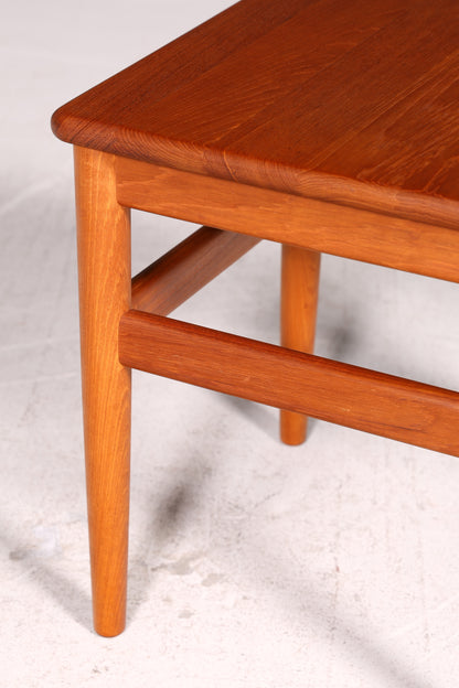 Edler Mid Century Teak Beistelltisch Dänisch Blumenhocker Ablagetisch Vintage 60er Danish Design Tisch 1 von 2