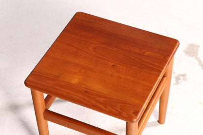 Edler Mid Century Beistelltisch Danish Design Blumenhocker Teak Ablagetisch Vintage 60er Danish Design Tisch 2 von 2