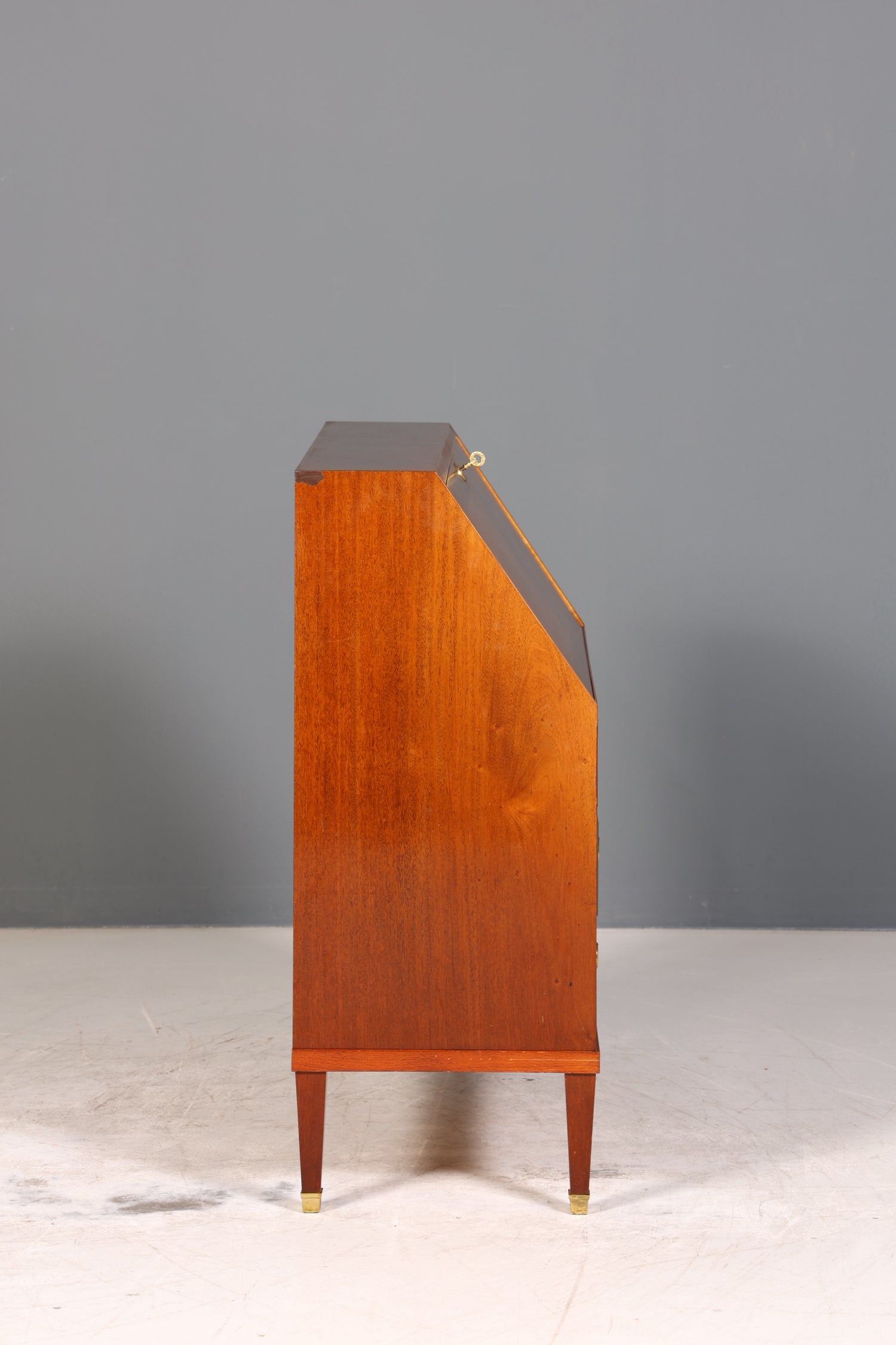 Stilvoller Sekretär im Englischen Stil Büro Kommode Schreibkommode Sekretär Kommode