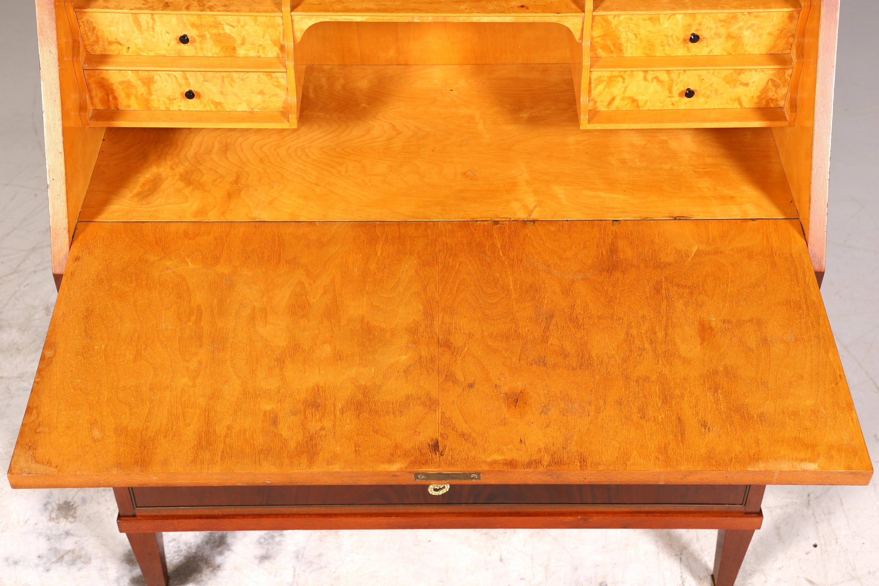 Stilvoller Sekretär im Englischen Stil Büro Kommode Schreibkommode Sekretär Kommode