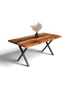 Einzigartiger Epoxidharz Tisch 180-90cm Nussbaum Esszimmer Tisch River Table Epoxy Küchentisch