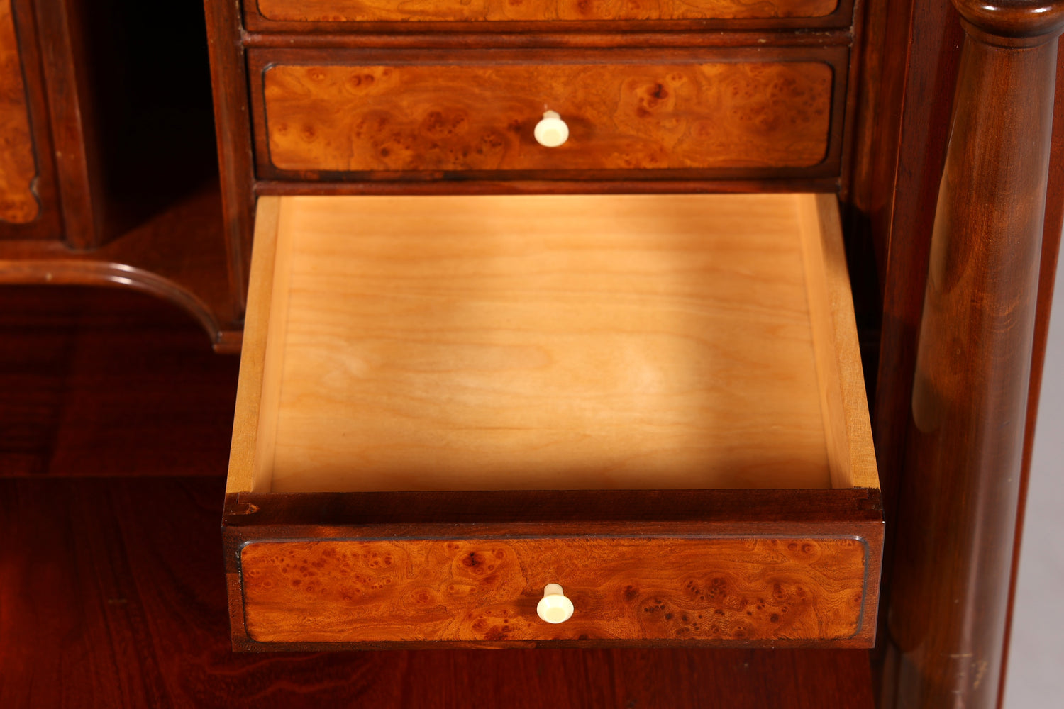 Wunderschöner Original Biedermeier Sekretär Englisch Kommode Antik Bürokommode