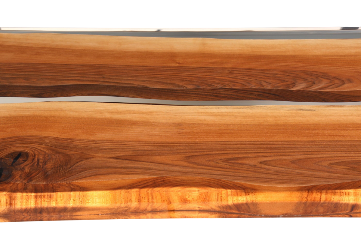 Einzigartiger Epoxidharz Tisch 180-90cm Nussbaum Esszimmer Tisch River Table Epoxy Küchentisch