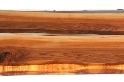 Einzigartiger Epoxidharz Tisch 180-90cm Nussbaum Esszimmer Tisch River Table Epoxy Küchentisch