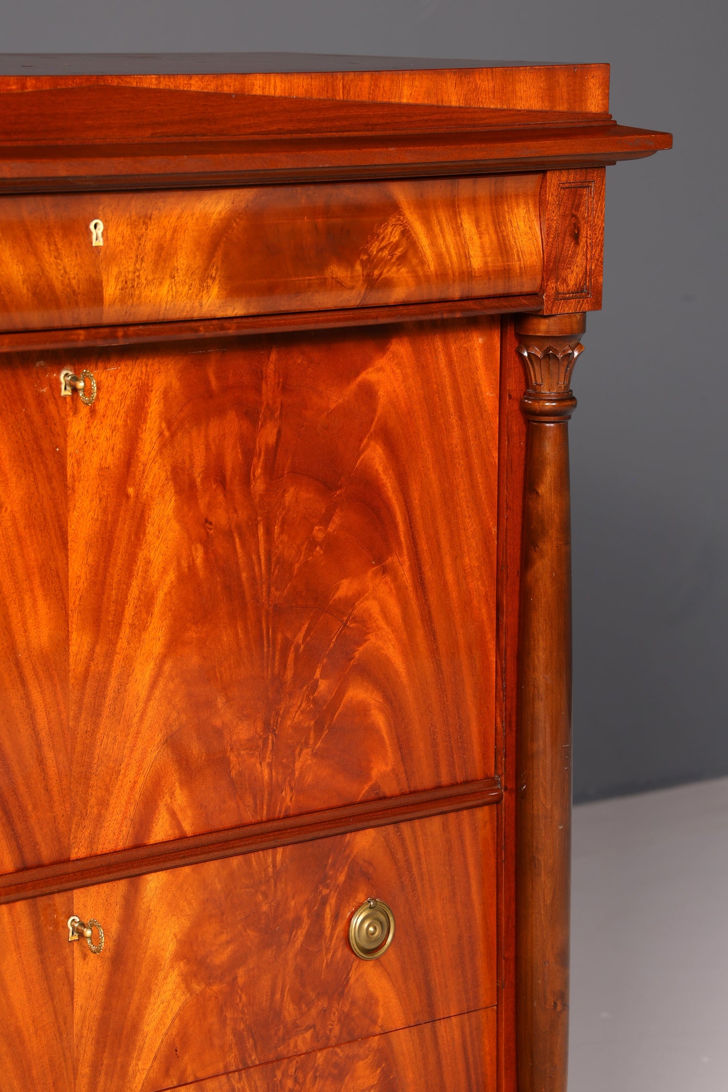 Wunderschöner Original Biedermeier Sekretär Englisch Kommode Antik Bürokommode