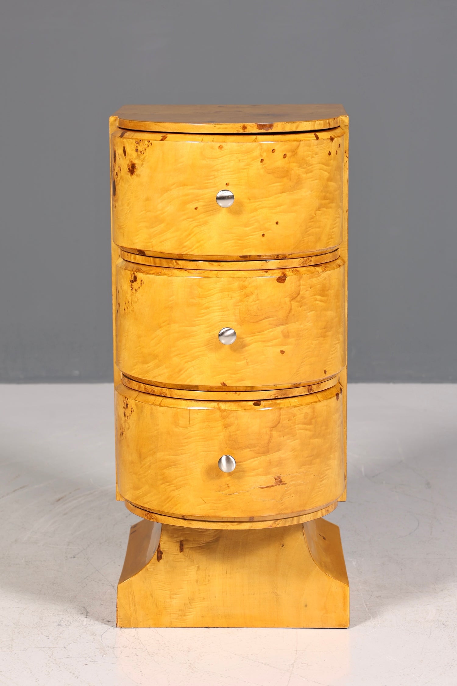 Beautiful Art Deco Design Chest of Drawers Birch Side Table Modern Cult Chest of Drawers