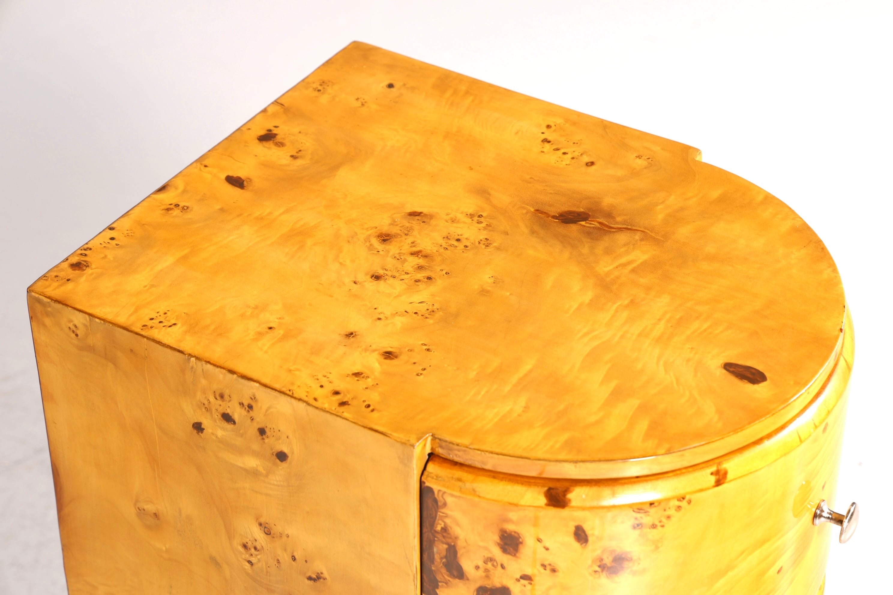 Beautiful Art Deco Design Chest of Drawers Birch Side Table Modern Cult Chest of Drawers