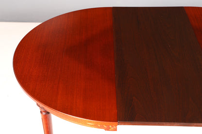 Wunderschöner Runder Tisch im Gustavianischen Stil Ausziehbar Esstisch Küchentisch Antik Esszimmer Vintage