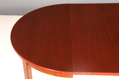 Edler Mid Century Esstisch der Marke Ulferts Ausziehbar Rund Küchentisch Rundtisch Schwedisches Design Vintage 60er