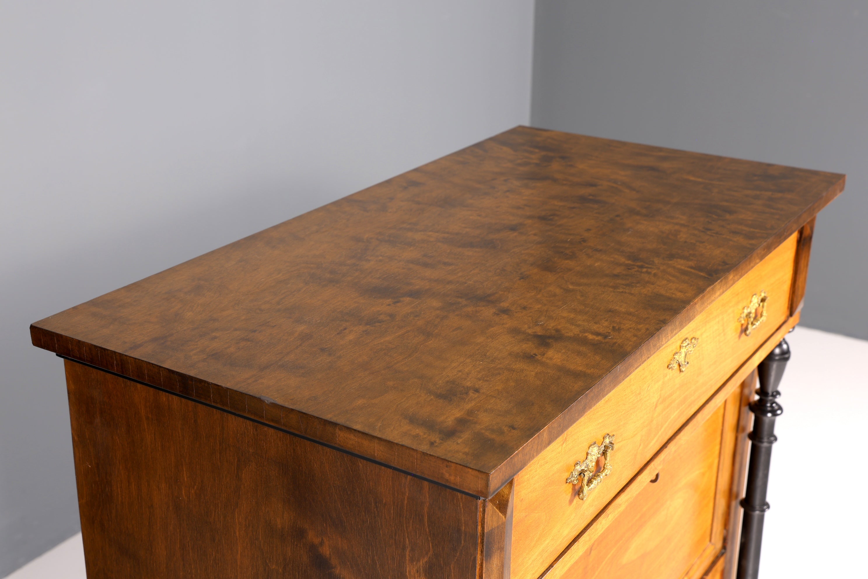 Traumhafter Gründerzeit Sekretär Vertiko Highboard Louis Philippe Kommode um 1880