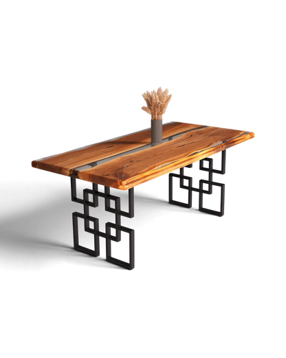 Einzigartiger Epoxidharz Tisch 180-90cm Nussbaum Esszimmer Tisch River Table