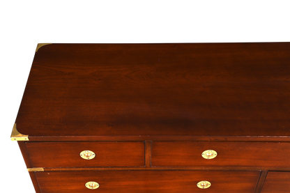 Traumhaftes Maritim Sideboard Englische Schiffs Kommode Englisch Antik Schrank Military Chest