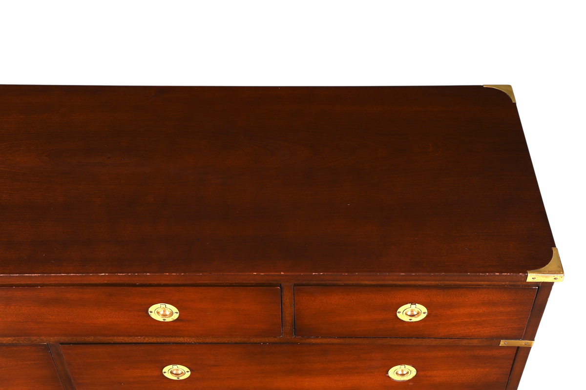 Traumhaftes Maritim Sideboard Englische Schiffs Kommode Englisch Antik Schrank Military Chest