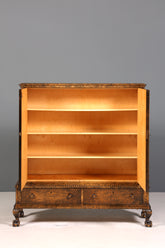 Traumhaftes Chippendale Schrank Barock Stil Highboard Vertiko Wäscheschrank Aktenschrank Antik 50s 60s