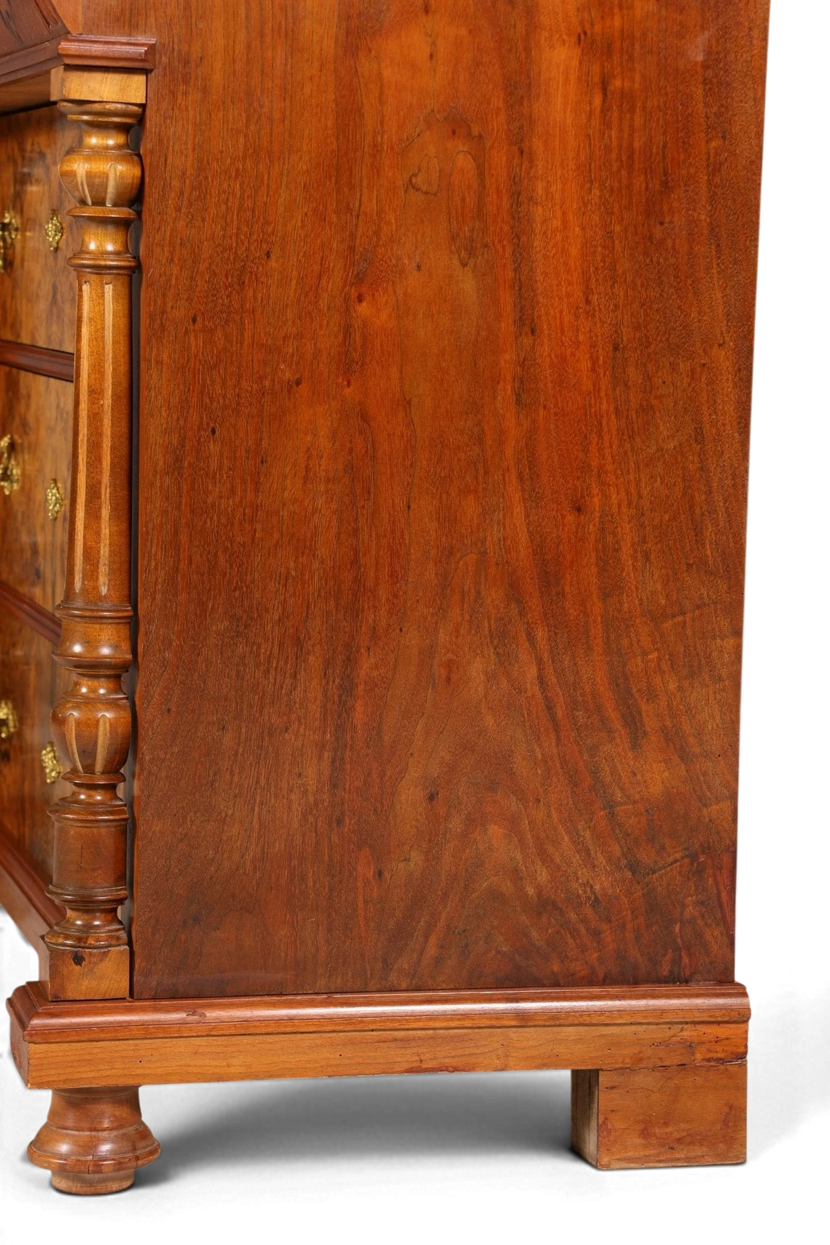 Edle Louis Philippe Kommode mit Spiegelaufsatz Gründerzeit Frisierkommode Holz Schrank Antik Flurschrank um 1880