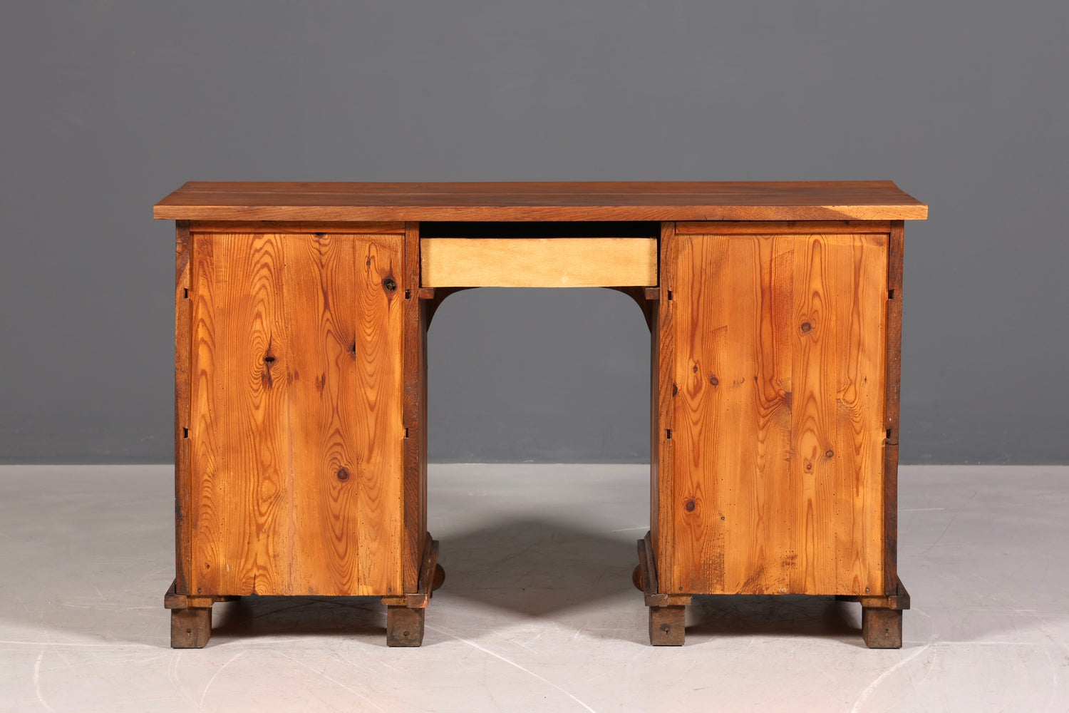 Traumhafter Gründerzeit Schreibtisch Jugendstil Bürotisch echt Holz Antik Office Desk