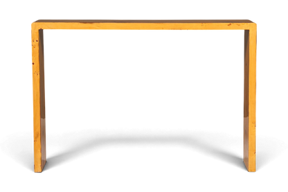 Schlichte Art Deco Stil Wandkonsole Flur Ablagetisch Birke Konsole
