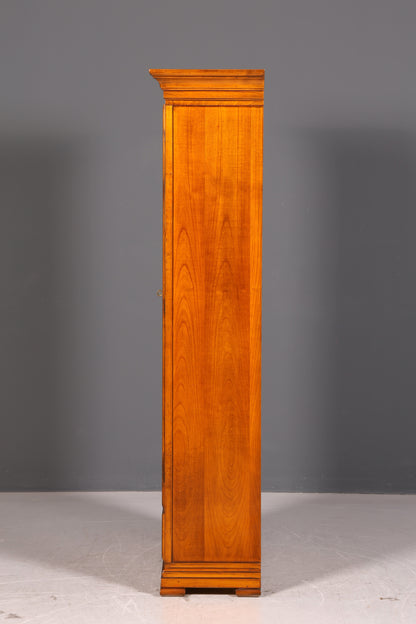 Traumhafte Original Selva Villa Borghese Vitrine Kirschholz Antik Stil Glasvitrine Geschirrschrank Italienische Möbel