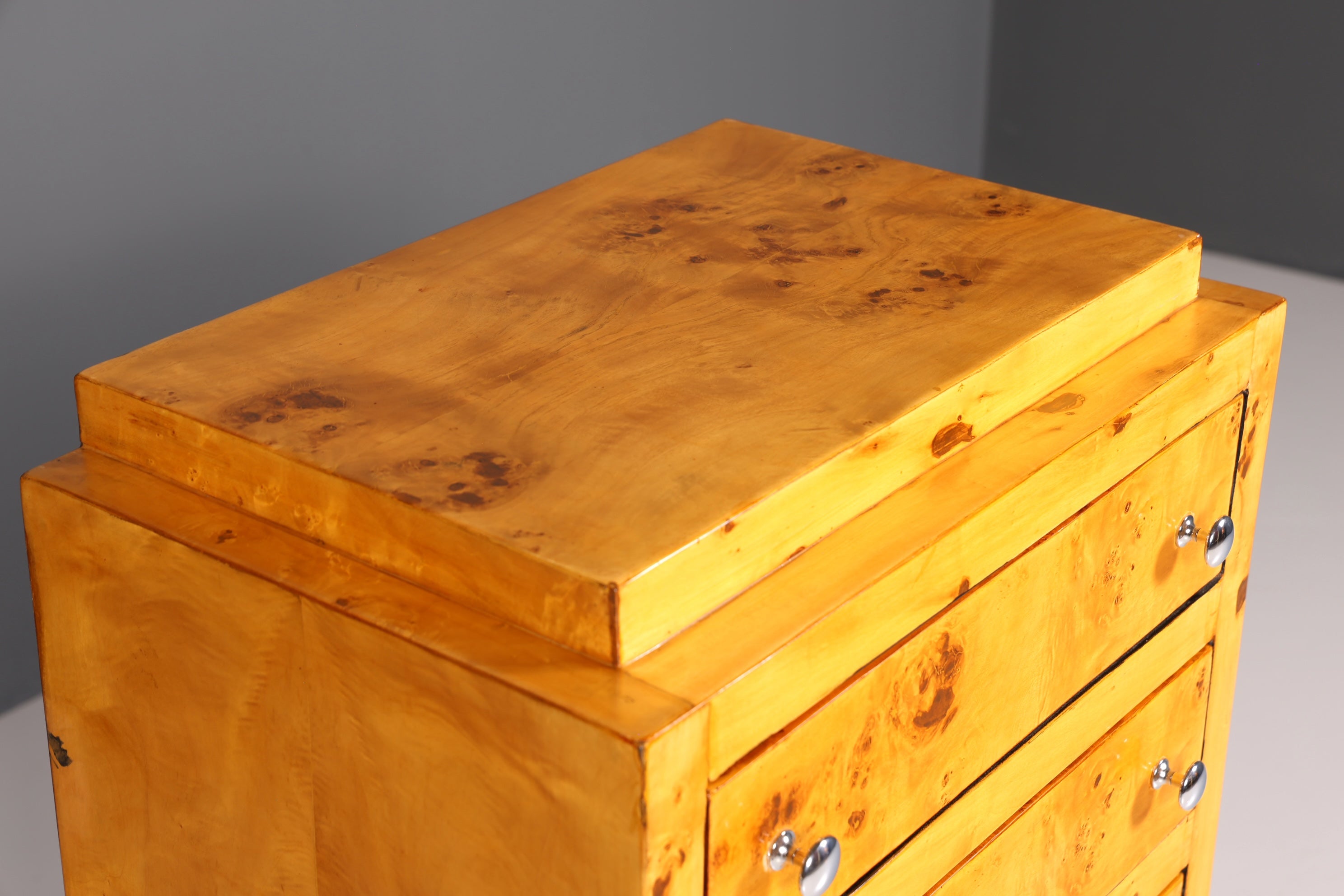 Traumhaftes Art Deco Design Highboard Biedermeier Stil Kommode Vertiko Schubladenkommode