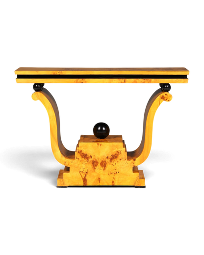 Wunderschöne Art Deco Design Wandkonsole Birke Flurablage Tisch Ablagetisch Konsole
