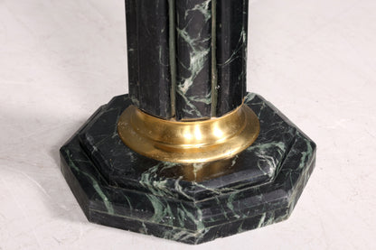 Wunderschöne Barock Stil Säule Louis XV Marmor Blumensäule Naturstein grün Sockel Ablage