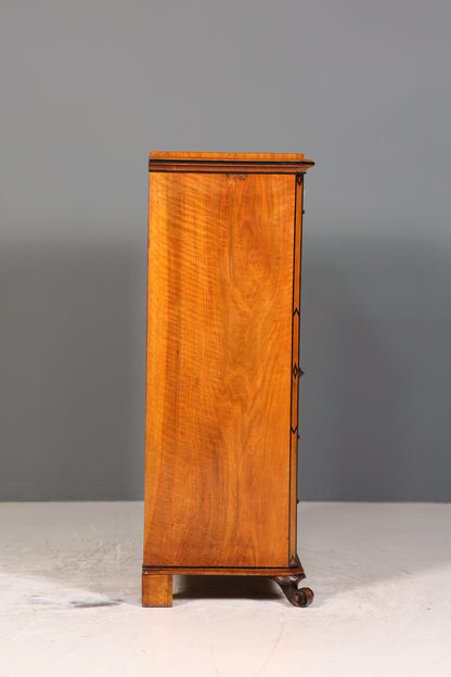 Wunderschöner Biedermeier Sekretär Louis Philippe Büro Vertiko Kommode Antik Schreibtisch