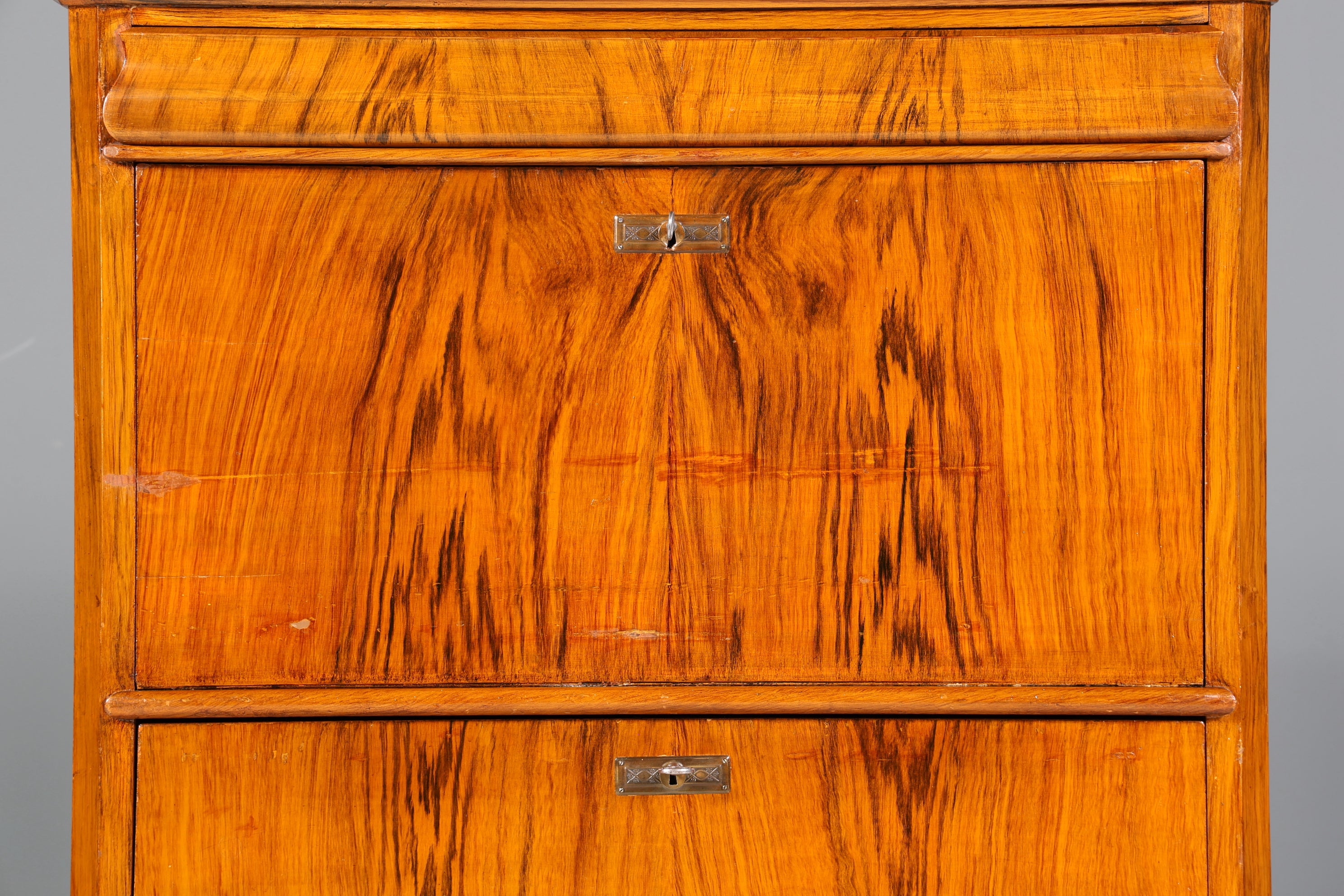 Wunderschöner Louis Philippe Sekretär Vertiko Gründerzeit Kommode Schubladenkommode