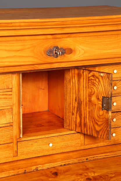 G680 Finish EIN 3D BILD FOLGT Edler Gründerzeit Sekretär Vertiko Highboard Louis Philippe Kommode um 1880 (Kopie)