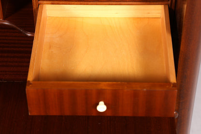 Beautiful antique-style secretary desk, office chest of drawers, Art Deco style, 1950s vertiko writing desk, chest of drawers