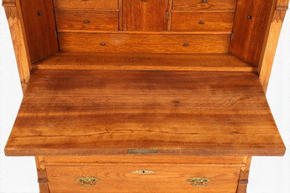 Edler Louis Philippe Sekretär um 1880 Gründerzeit Antik Schrank Chiffoniere Highboard