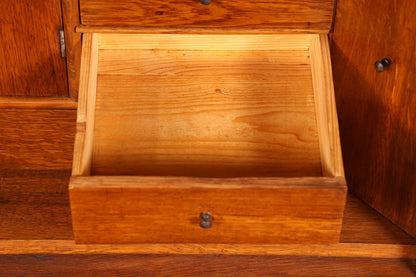 Edler Louis Philippe Sekretär um 1880 Gründerzeit Antik Schrank Chiffoniere Highboard