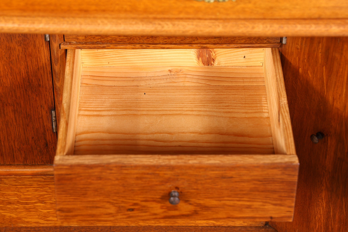 Edler Louis Philippe Sekretär um 1880 Gründerzeit Antik Schrank Chiffoniere Highboard