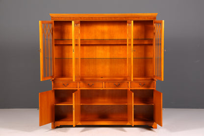 Englische Vitrine Eibe – Bild 6